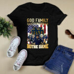 God family country Notre Dame Fighting Irish 4 T Shirt