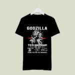 Godzilla 70th Anniversary 1954 2024 thank you for the memories signature 2 T Shirt