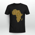 Gold Motherland Africa Bhm Black History Month 2 T Shirt