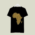 Gold Motherland Africa Bhm Black History Month 3 T Shirt