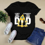 Golden State Warriors Dad sons first hero daughters first love 2 T Shirt