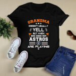 Grandma And Her Houston Astros Are Playing 2 T Shirt