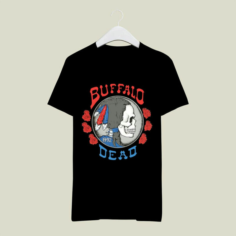 Grateful Dead 1992 Buffalo Front 4 T Shirt