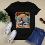 Grateful Dead Fall Tour 1994 Banjo Skeleton Mountain 2 T Shirt