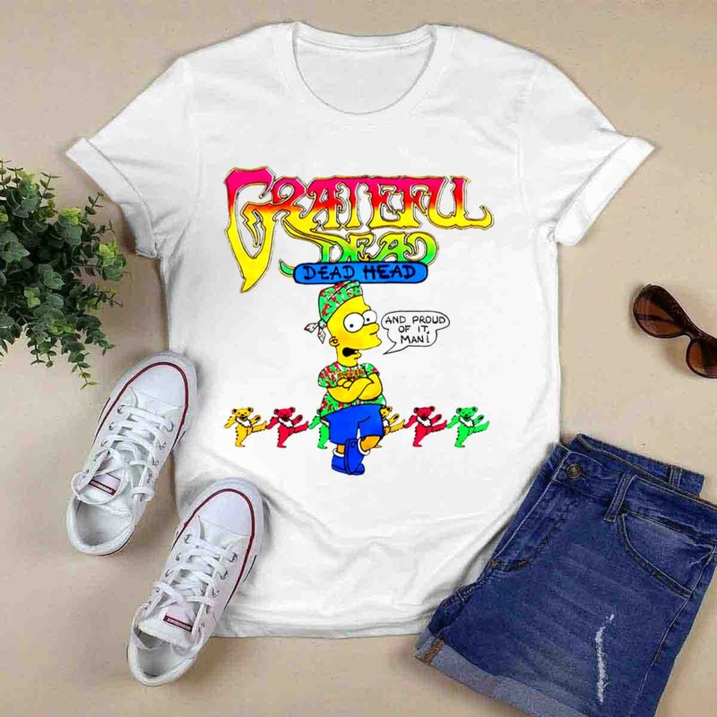 Grateful Dead Deadhead Simpsons 0 T Shirt