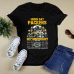 Green Bay 105th Anniversary 1911 2024 Thank You For The Memories Signatures 2 T Shirt