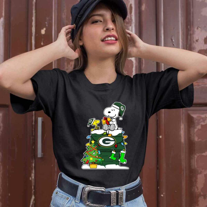 Green Bay Christmas Snoopy For Fans Football 0 T Shirt