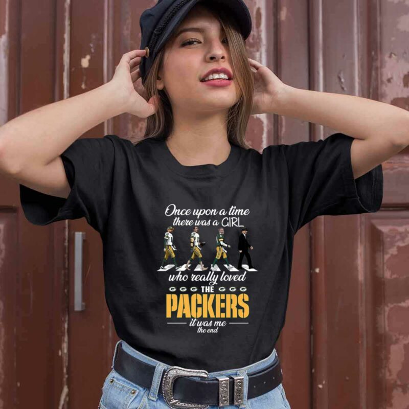 Green Bay Packers Abbey Road Once Upon A Time There Was A Girl 0 T Shirt