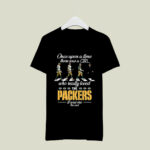 Green Bay Packers Abbey Road Once Upon A Time There Was A Girl 4 T Shirt