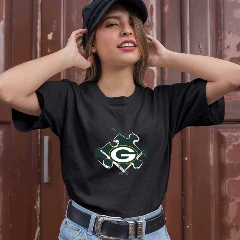 Green Bay Packers Autism 0 T Shirt