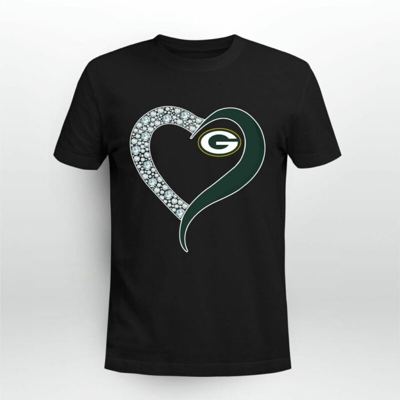Green Bay Packers Hear 1 0 T Shirt