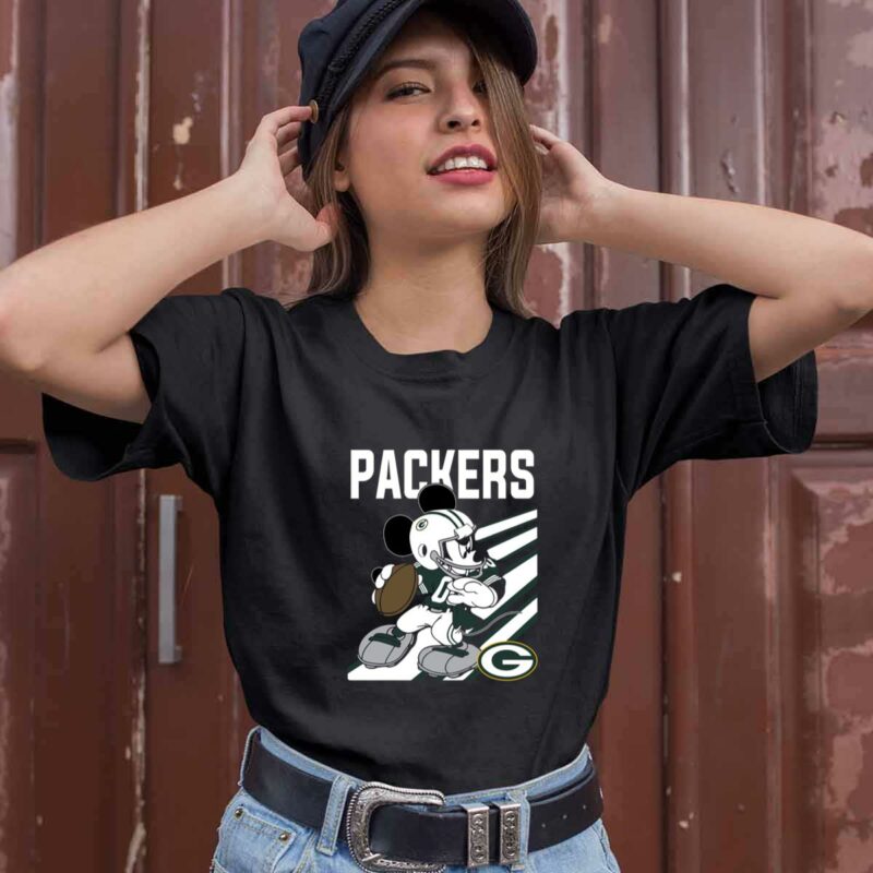 Green Bay Packers Mickey Mouse Disney Football 0 T Shirt