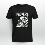 Green Bay Packers Mickey Mouse Disney Football 2 T Shirt