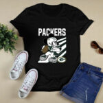 Green Bay Packers Mickey Mouse Disney Football 4 T Shirt