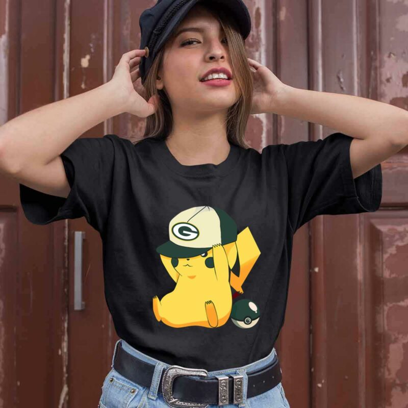 Green Bay Packers Pikachu Pokemon 0 T Shirt