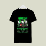 Green Day 38th Anniversary 1989 2024 Thank You For The Memories 3 T Shirt