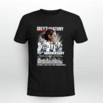 Greys Anatomy 19th Anniversary 2005 2024 Signatures Thank You For The Memories 3 T Shirt