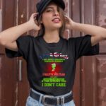 Grinch Americana Grinch I Salute Our Flag Santa Grinch Whoville Christmas 1 T Shirt