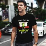 Grinch Christmas Grinch I Like to Stay in Bed It Is Too Peopley Outside Whoville 0 T Shirt