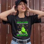 Grinch Christmas Touch My Coffee I Will Slap You So Hard 1 T Shirt