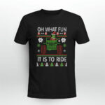 Grinch Driving Jeep Oh What Fun It Is to Ride Christmas 4 T Shirt