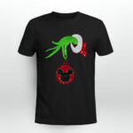Grinch Hand Holding Disney Mickey Mouse Christmas 3 T Shirt