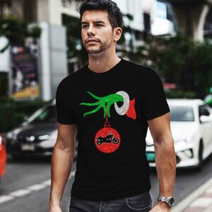 Grinch Hand Holding Motorcycle 0 T Shirt