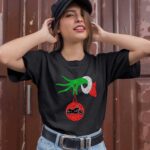 Grinch Hand Holding Motorcycle 1 T Shirt