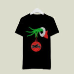 Grinch Hand Holding Motorcycle 4 T Shirt