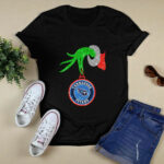 Grinch Hand Holding Tennessee Titans Christmas 3 T Shirt