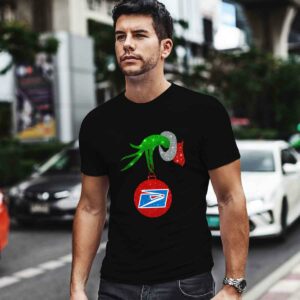 Grinch Hand Holding Us Postal Service Ornament 0 T Shirt