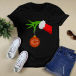 Grinch Hand Merry Christmas Chicago Bears 2 T Shirt