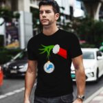 Grinch Hand Merry Christmas Detroit Lions 1 T Shirt