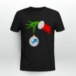 Grinch Hand Merry Christmas Detroit Lions 4 T Shirt