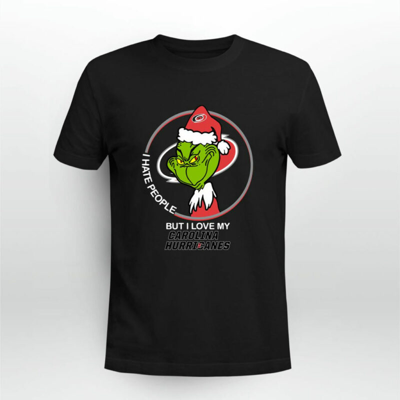 Grinch I Hate People But I Love My Carolina Hurricanes 0 T Shirt