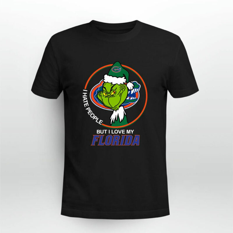 Grinch I Hate People But I Love My Florida Gators 0 T Shirt