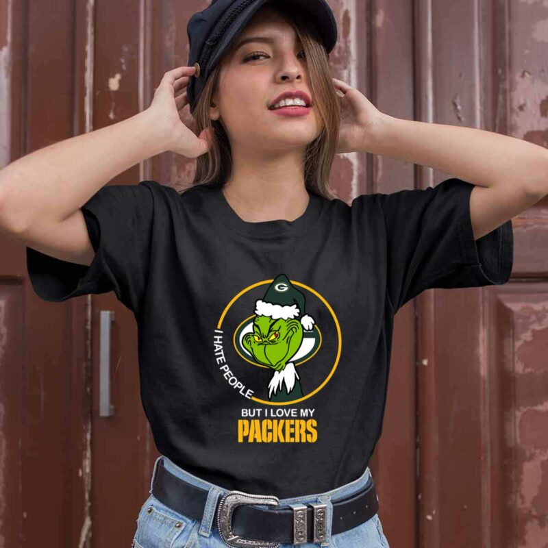 Grinch I Hate People But I Love My Green Bay Packers 0 T Shirt