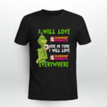 Grinch I Will Love Donkin Donut Grinch Love Donut 3 T Shirt