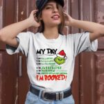 Grinch My Day Im Booked Christmas 2 T Shirt