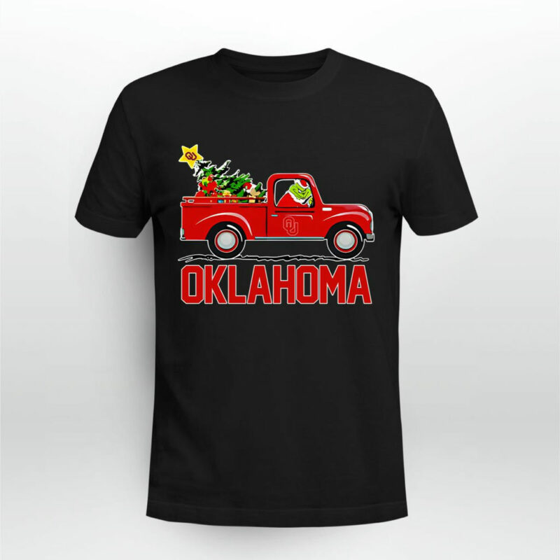 Grinch Oklahoma Sooner Driving Car 0 T Shirt