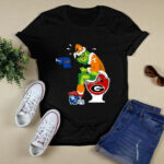 Grinch Santa Tennessee Volunteers toile 4 T Shirt