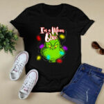 Grinch With Light Im a Mean One Christmas 4 T Shirt
