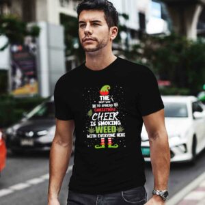 Grinch the Best Way to Spread Christmas Cheer Is Smoking Weed With Everyone Here 0 T Shirt