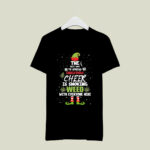 Grinch the Best Way to Spread Christmas Cheer Is Smoking Weed With Everyone Here 3 T Shirt
