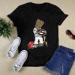 Groot Hug Georgia Bulldogs National Championship 4 T Shirt