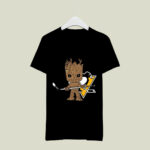 Groot I Am Ice Hockey Player Team Pittsburgh Penguins 2 T Shirt