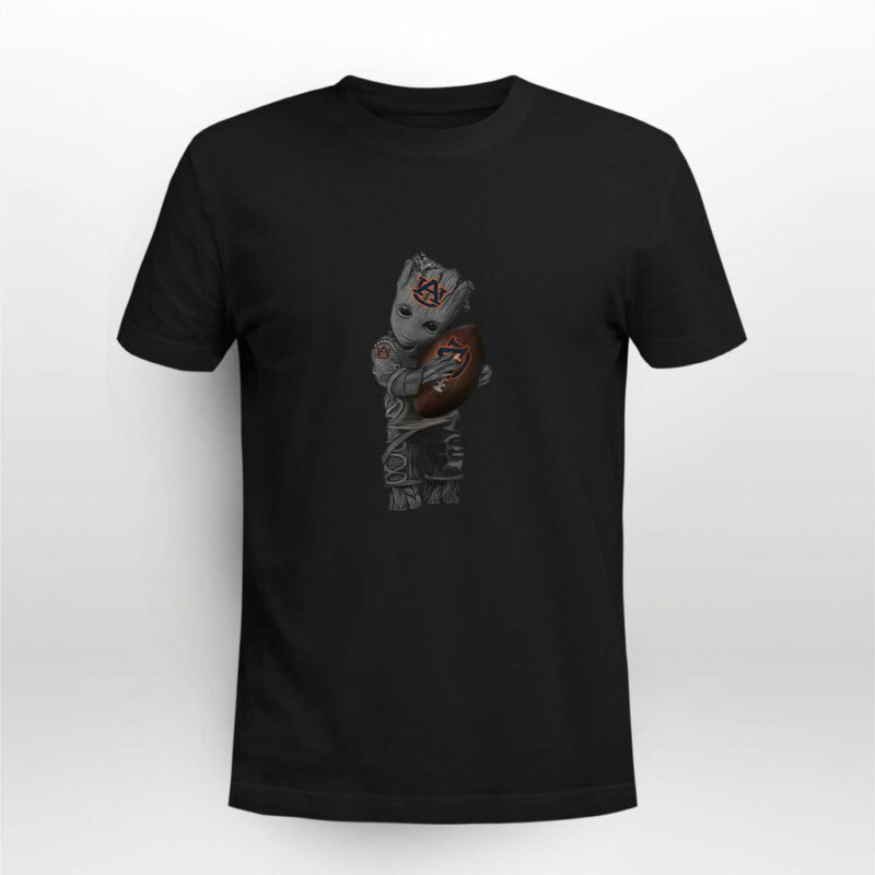 Groot Hug Auburn Tigers Football 0 T Shirt