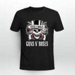 Guns N Roses Skull 3 T Shirt