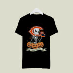 Halloween Chicago Bears Jack Skellington 3 T Shirt