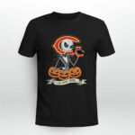 Halloween Chicago Bears Jack Skellington 4 T Shirt